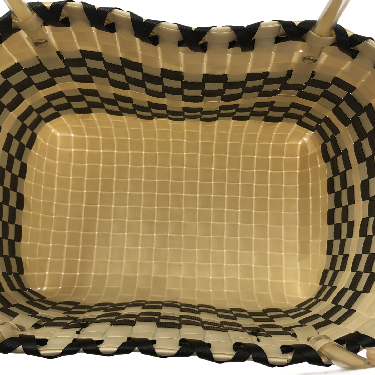 MARNI / マルニ チェック柄 かご ロゴ ハンド トートバッグ