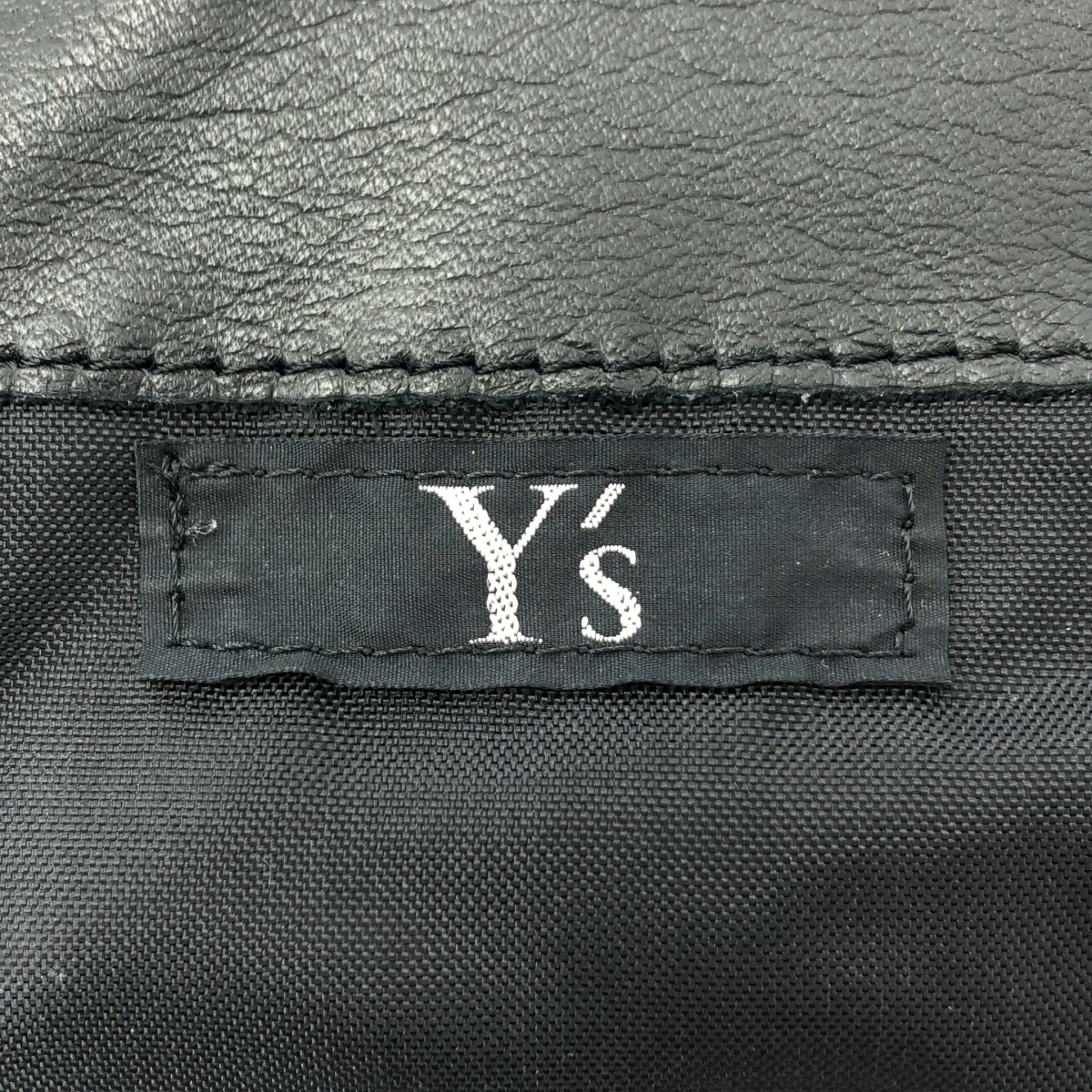 Y's / ワイズヨウジヤマモト レザー ハンド トートバッグ