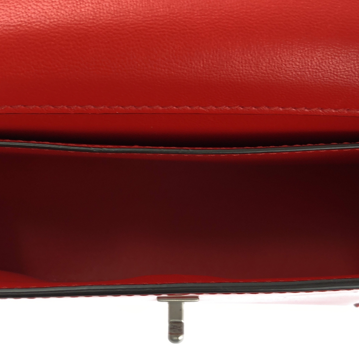 FERRAGAMO / フェラガモ Geometric Mini Bag / 2way ショルダー付き レザー ジオメトリック ハンドバッグ