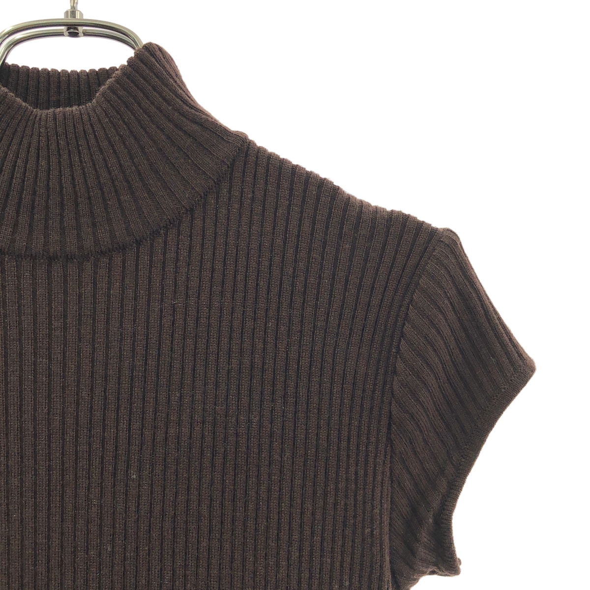 PAULE KA / ポールカ ベルテッド リブ ニット ワンピース