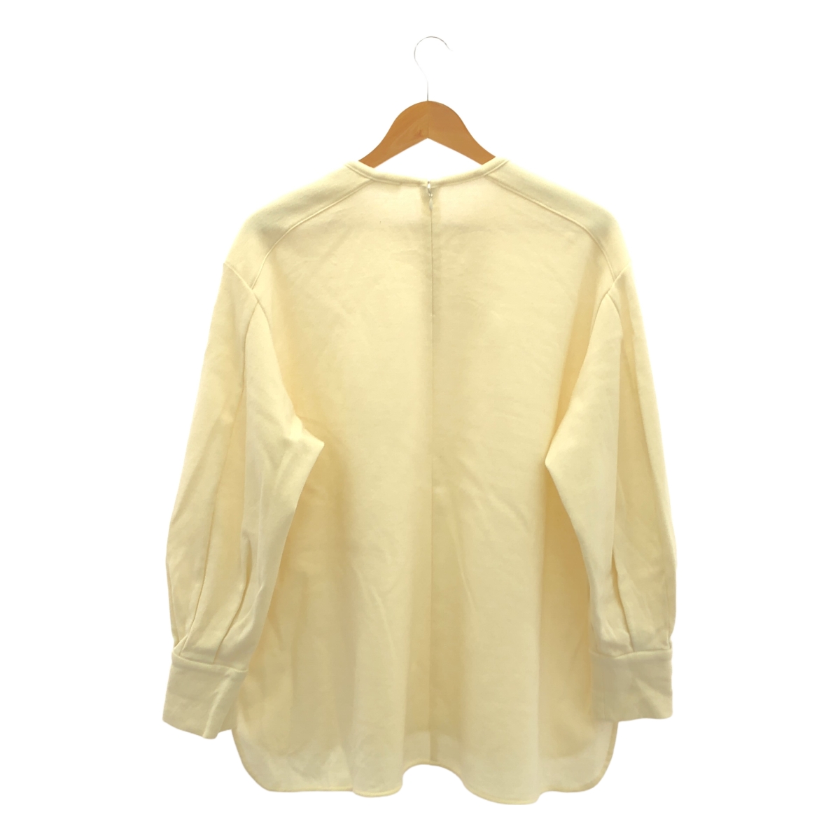 ebure / エブール ソフトウール スムース クルーネックロングカットソー