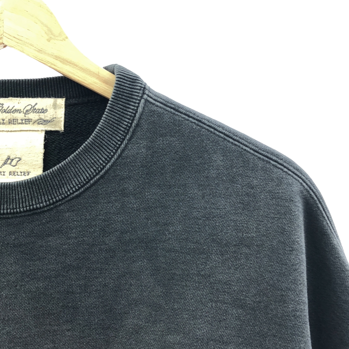 REMI RELIEF / レミレリーフ カットアウト スリーブ スウェット トレーナー