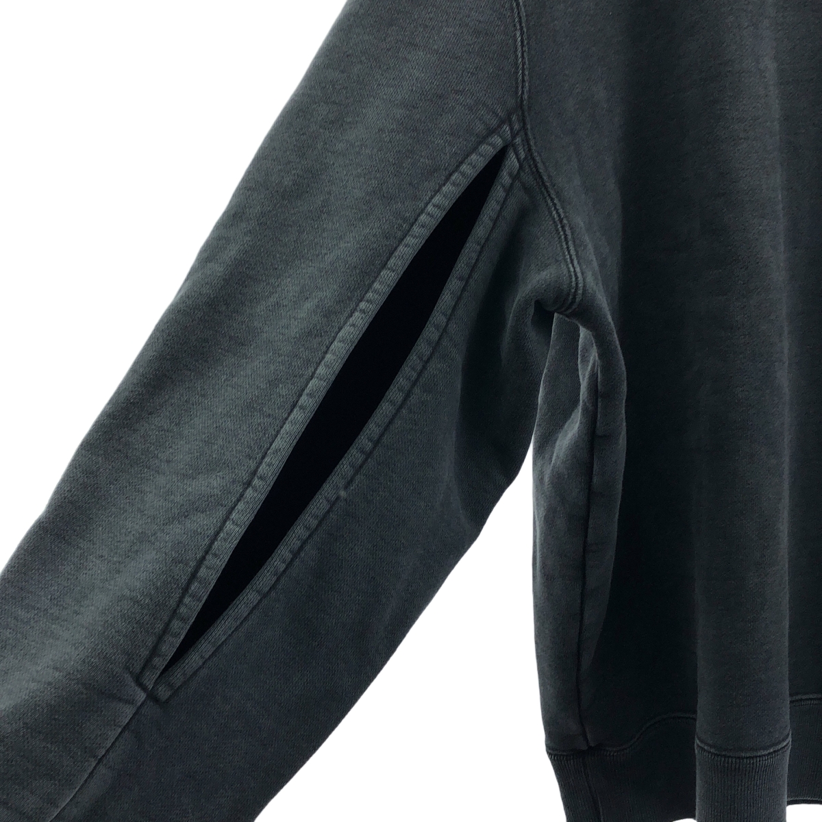 REMI RELIEF / レミレリーフ カットアウト スリーブ スウェット トレーナー