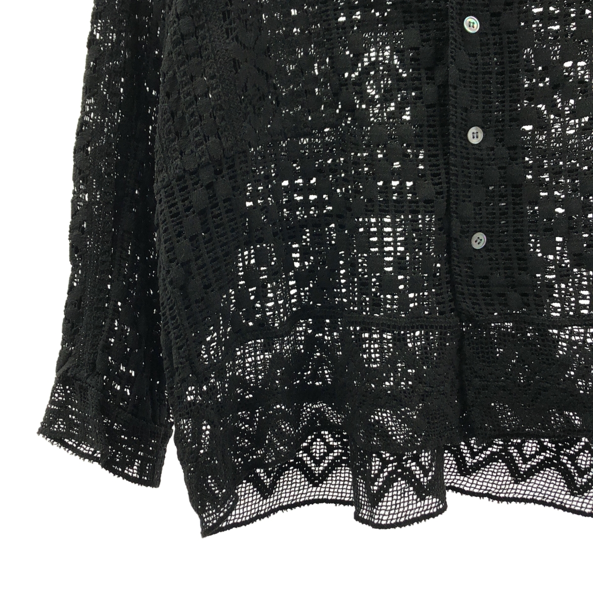 Framework / フレームワーク アンティークレースオープンカラーシャツ