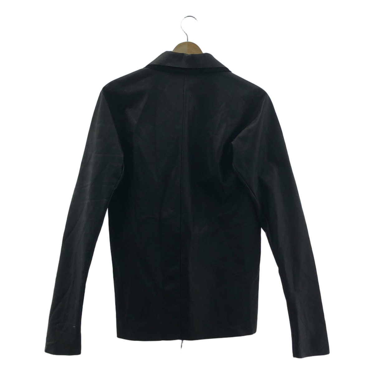 m.a+ / エムエークロス H252DZ WAXY 1.0 / ZIPPED TALL COLLAR SHIRT カーフレザーシャツ ジャケット