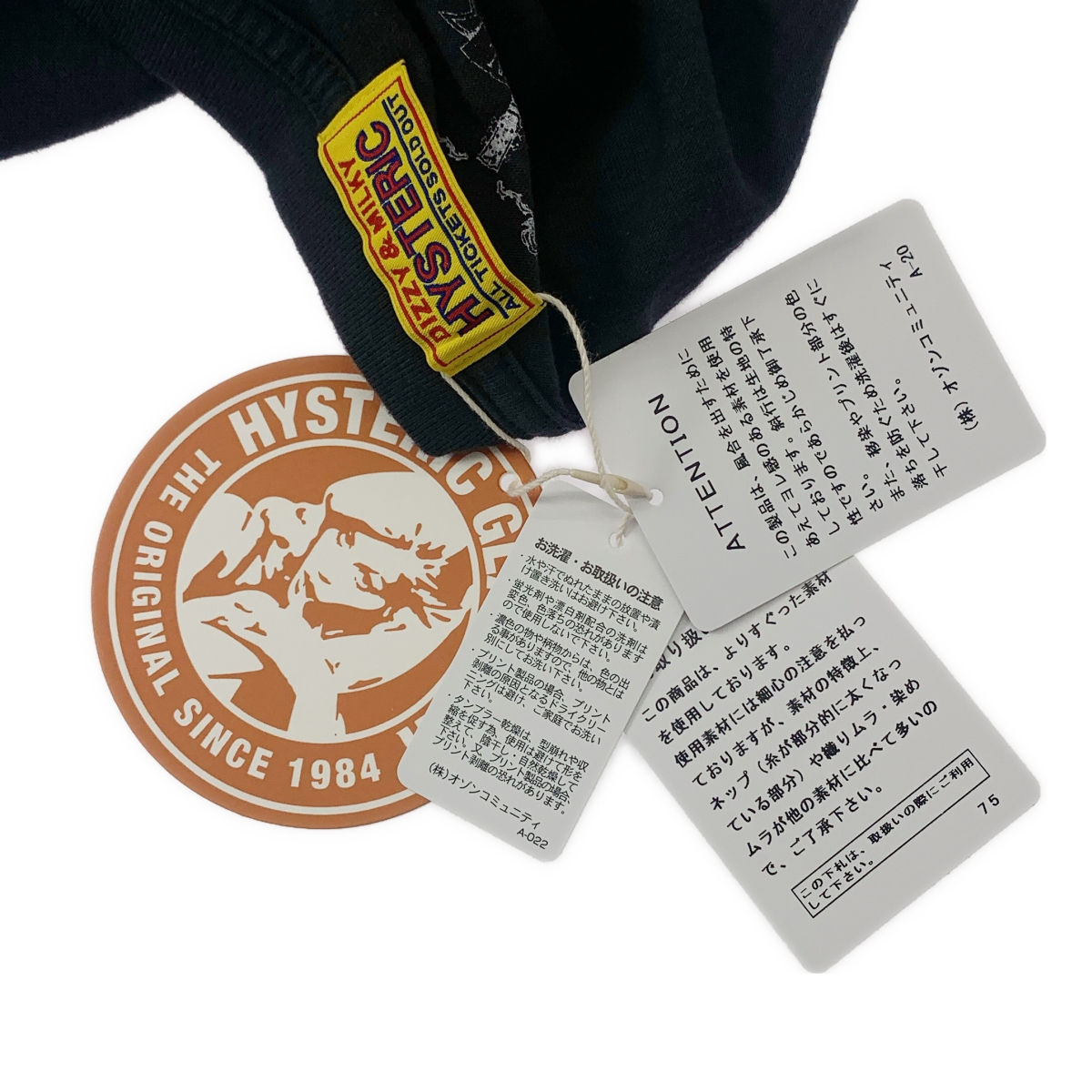 HYSTERIC GLAMOUR / ヒステリックグラマー JOHNNY THUNDERS プリント Tシャツ