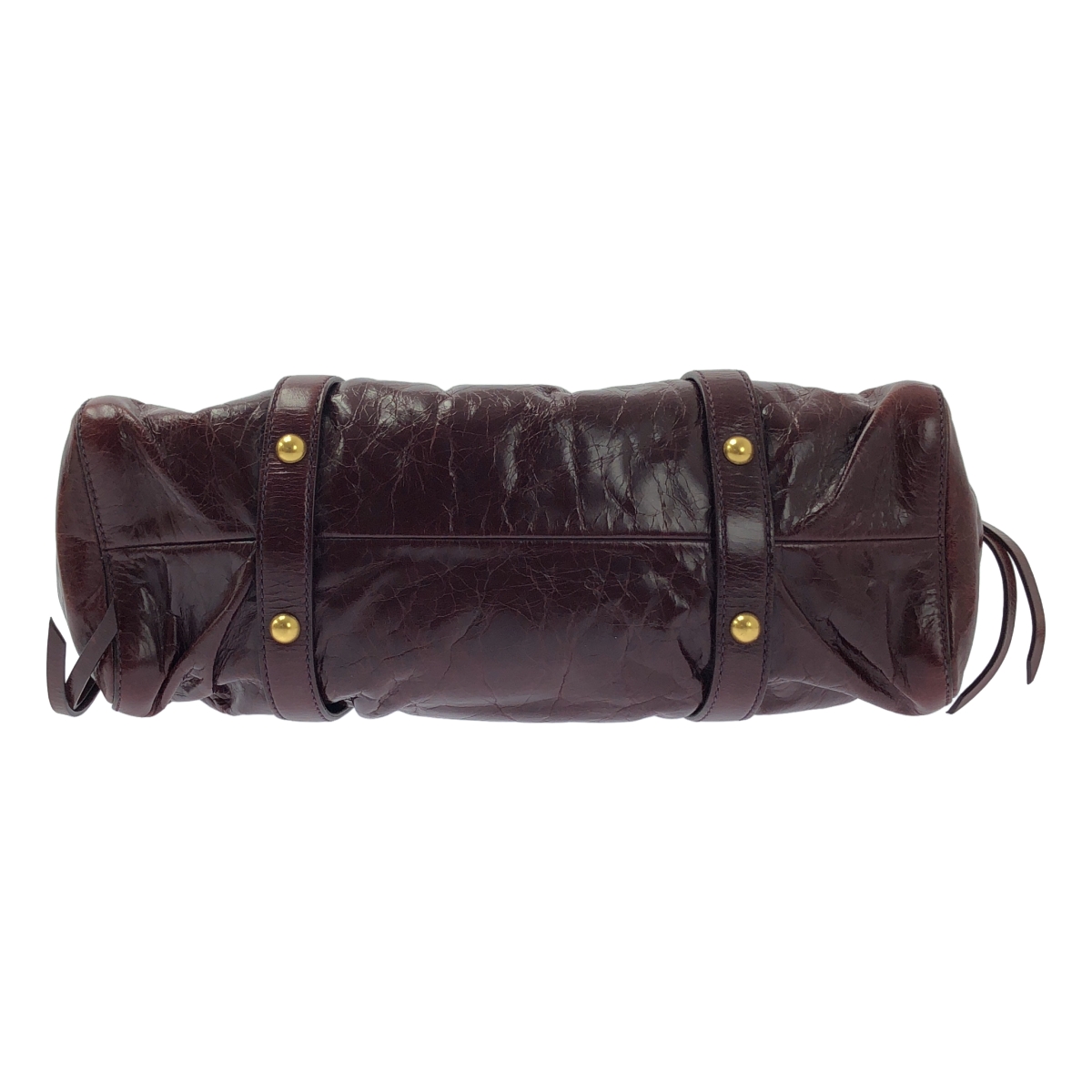 miu miu / ミュウミュウ VITELLO LUX ヴィッテロリュクス 2WAY レザー ハンドバッグ