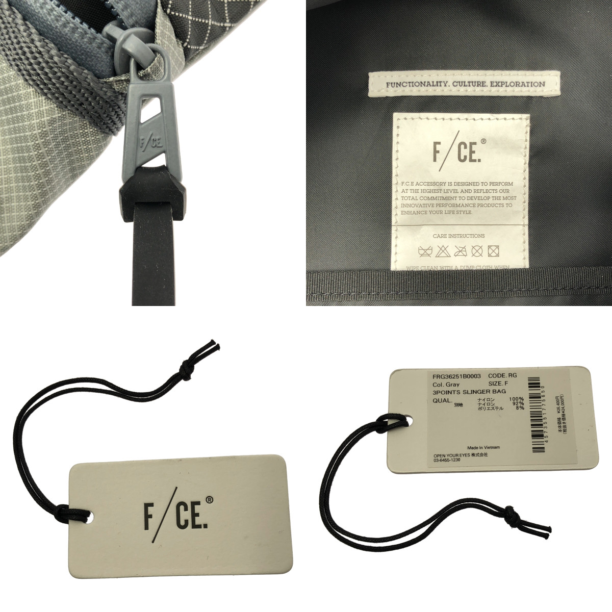 F/CE. / エフシーイー 3 POINTS SLINGER BAG / スリンガーバッグ ワンショルダーバッグ