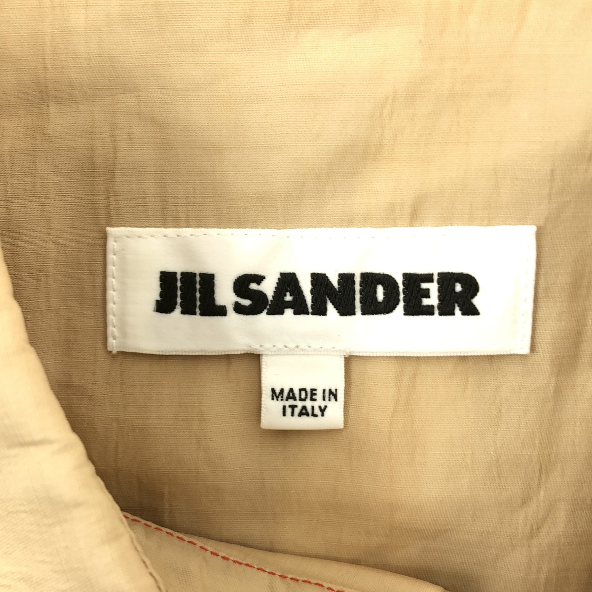 JIL SANDER / ジルサンダー コントラストステッチ 長袖 キュプラ シャツ
