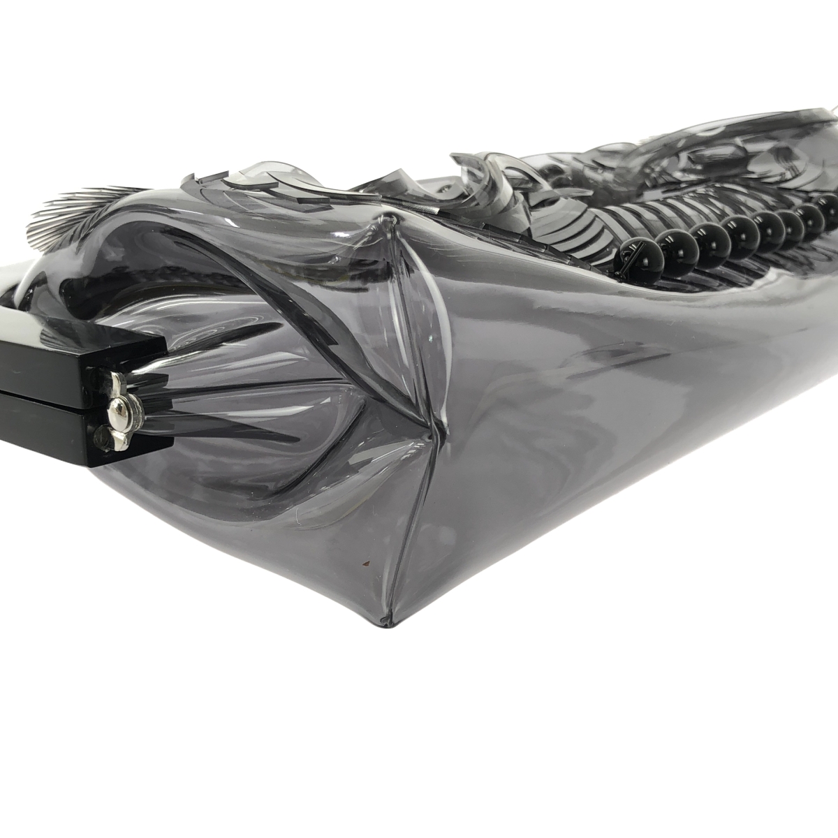 Mame Kurogouchi / マメクロゴウチ がま口 クリア クラッチ ハンドバッグ