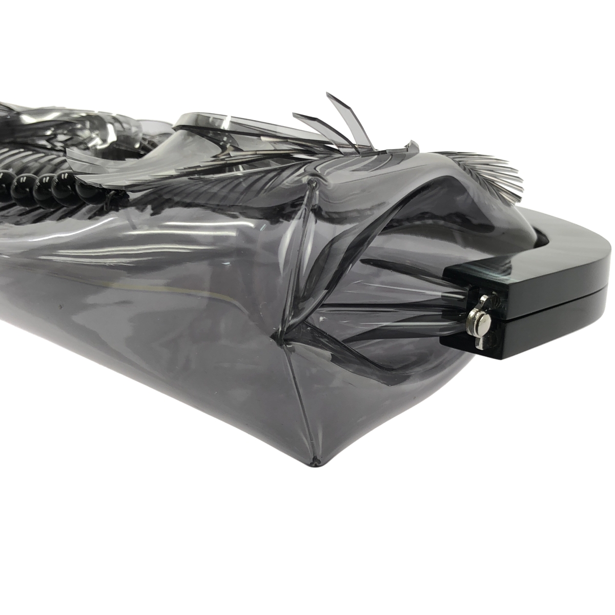 Mame Kurogouchi / マメクロゴウチ がま口 クリア クラッチ ハンドバッグ