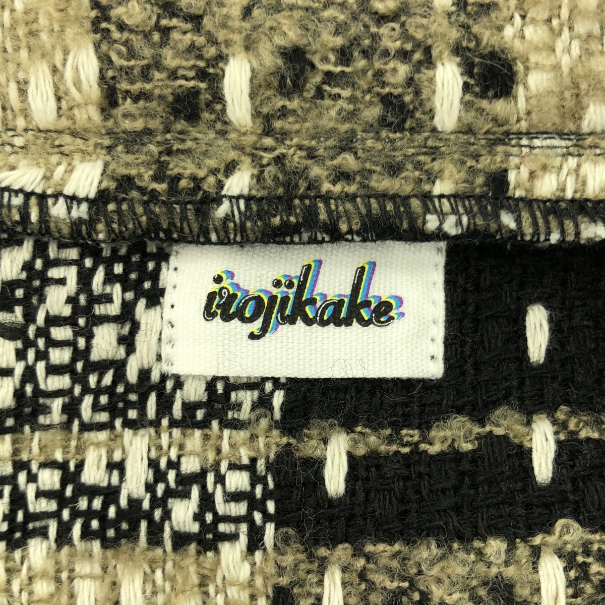 その他 ウール ニット ドローストリング ハーフジップ アノラック  / 着脱可フード