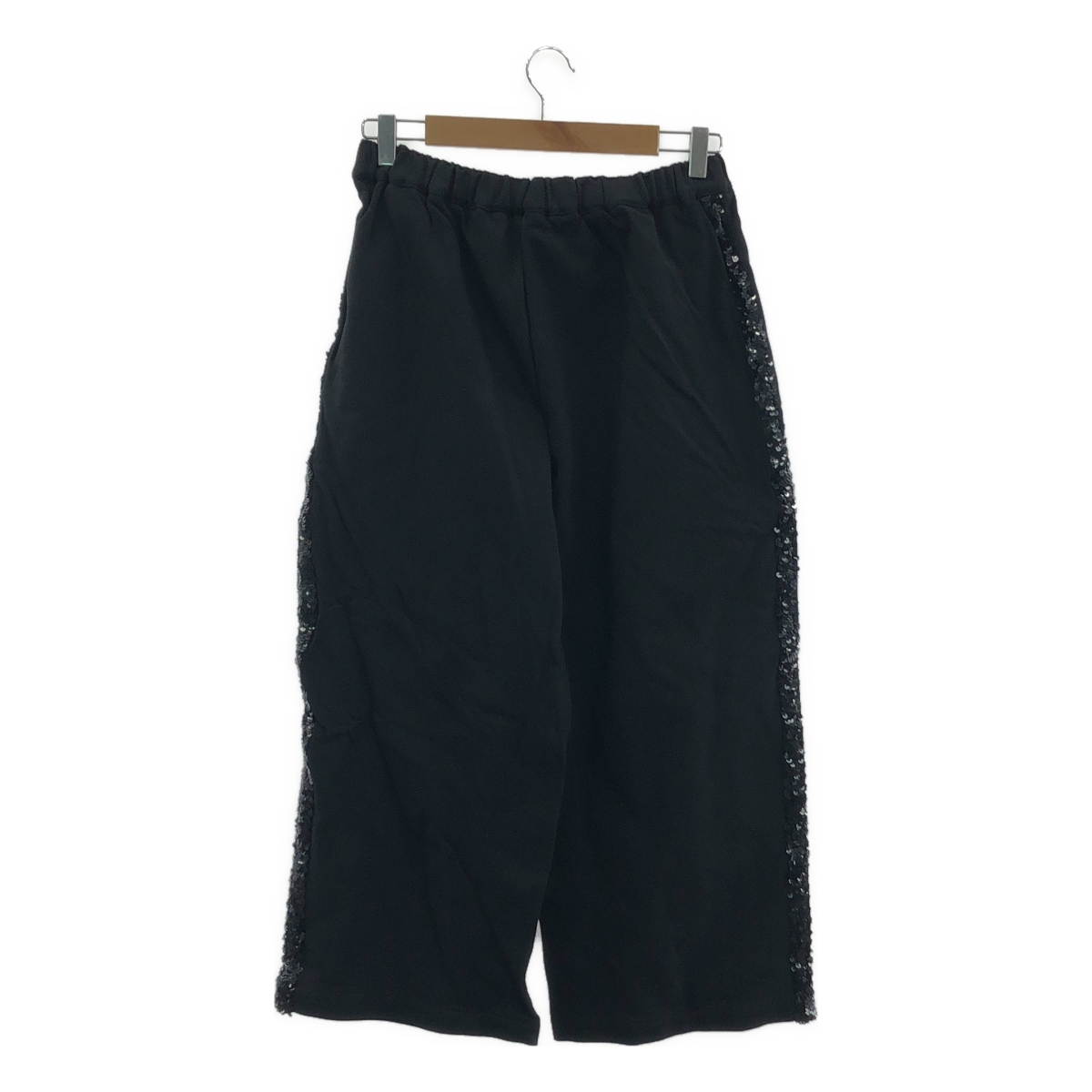 COMME des GARCONS COMME des GARCONS / コムコム ポリエステル 製品染め ビジュー 装飾 サイドライン ドローストリング パンツ