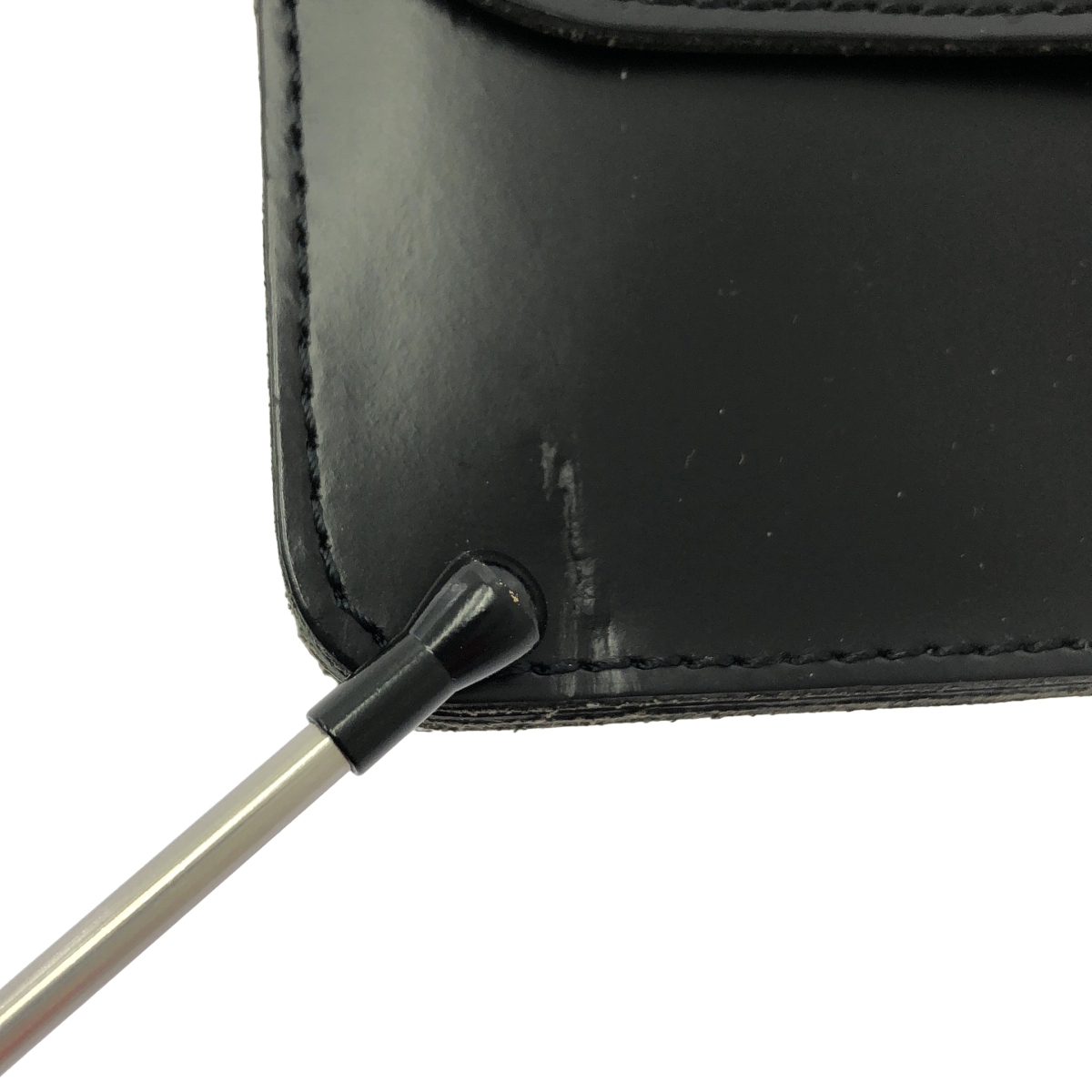 COMME des GARCONS / コムデギャルソン レザー スタッズ コンパクトウォレット 財布