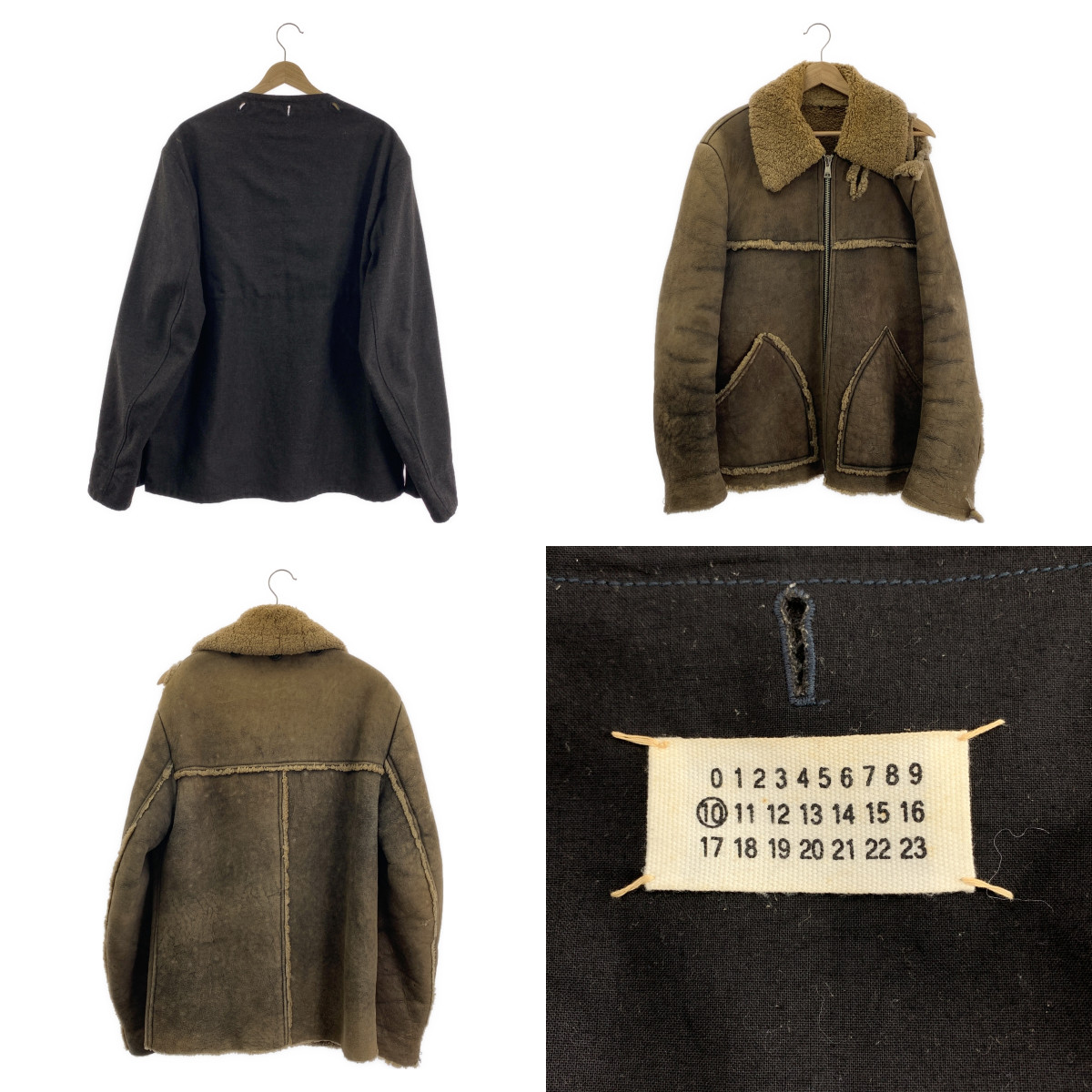 Martin Margiela / マルタンマルジェラ 3way ライナー付き ムートンジャケット