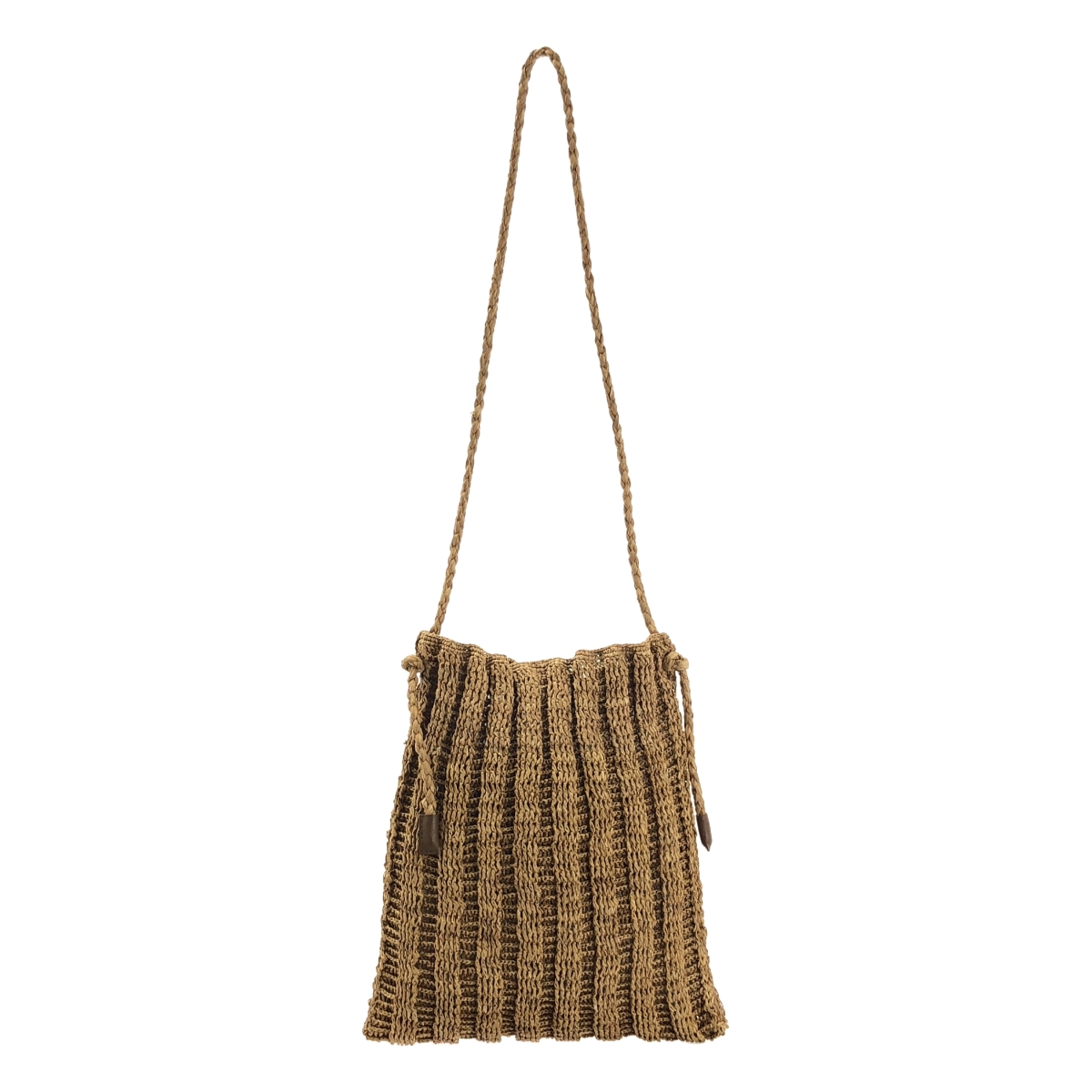 VERMEIL par iena / ヴェルメイユパーイエナ 取り扱い maison n.h paris / ラフィア ショルダーバッグ