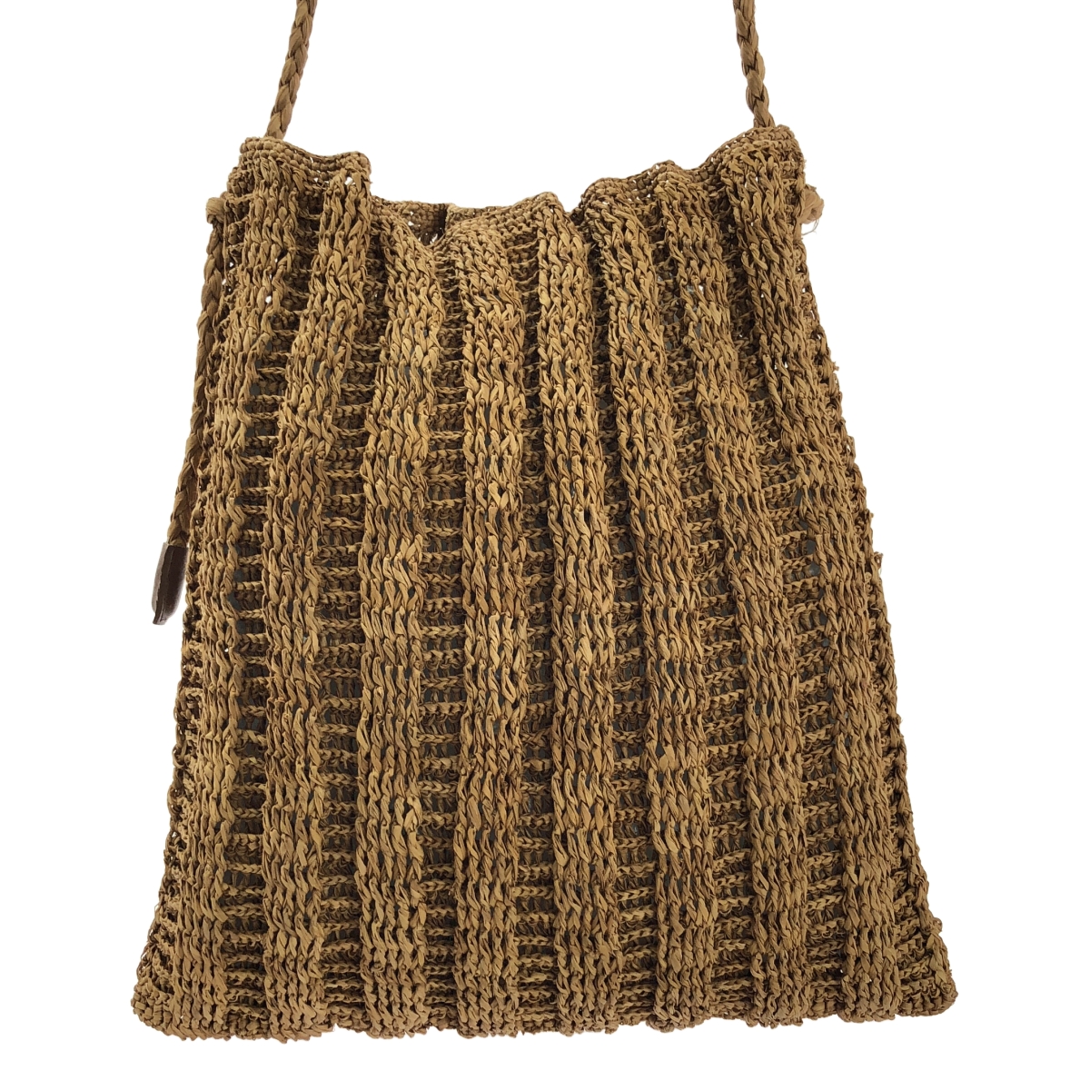 VERMEIL par iena / ヴェルメイユパーイエナ 取り扱い maison n.h paris / ラフィア ショルダーバッグ