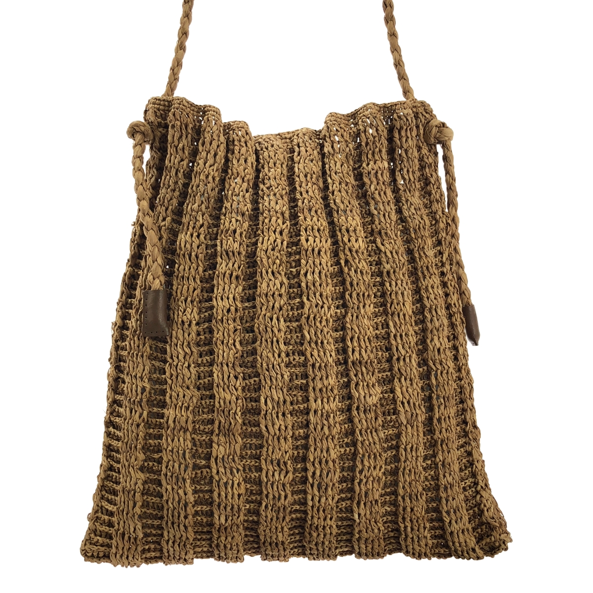 VERMEIL par iena / ヴェルメイユパーイエナ 取り扱い maison n.h paris / ラフィア ショルダーバッグ