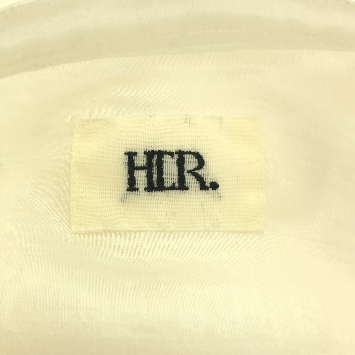 その他 スタンドカラー シアー オーガンジーシャツ