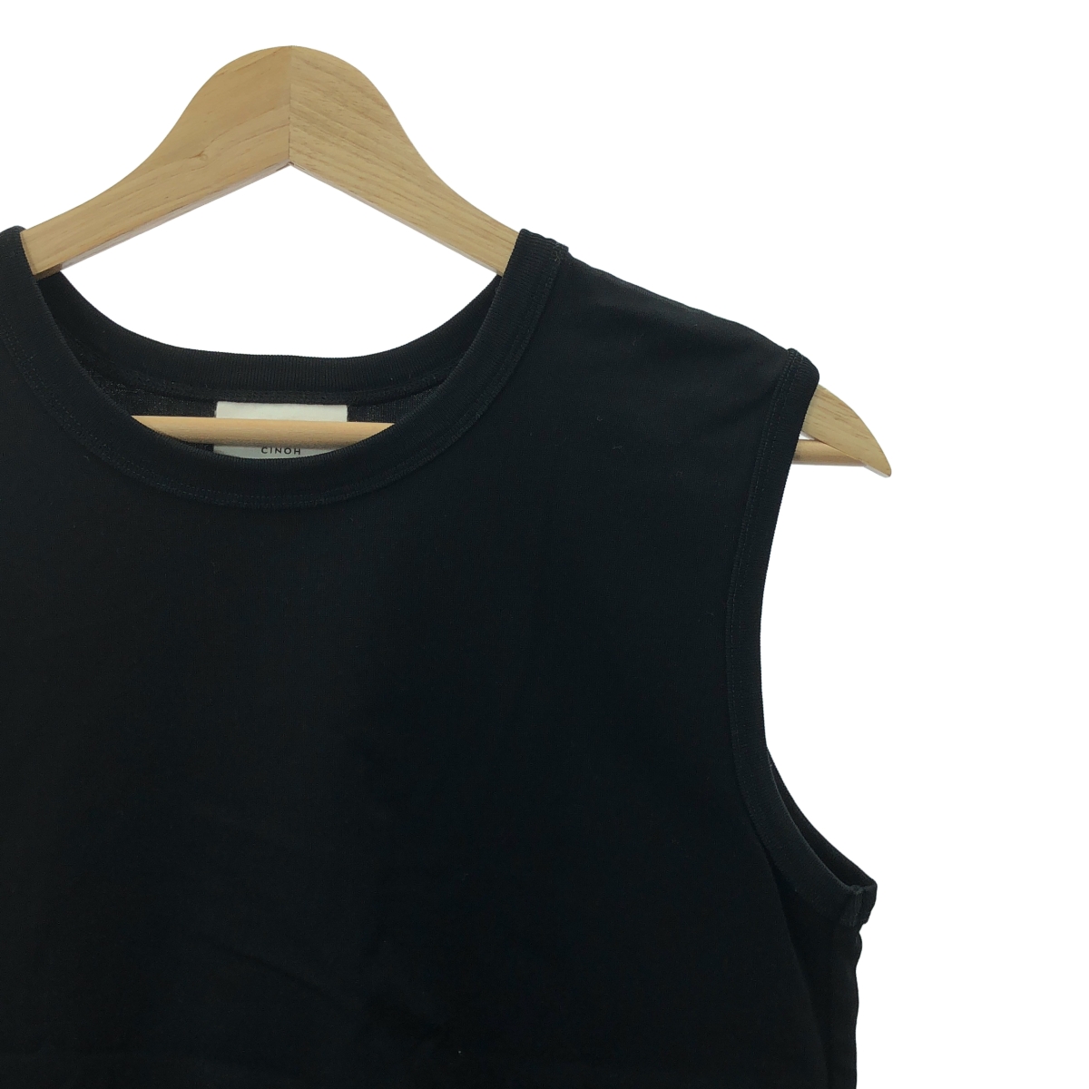 CINOH / チノ コットン ノースリーブ タンクトップ