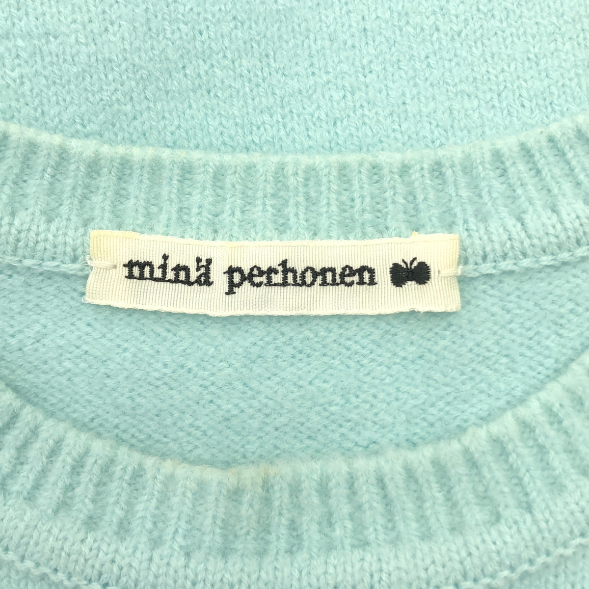 mina perhonen / ミナペルホネン unichorus ウール 縮絨加工 クルーネック ニット