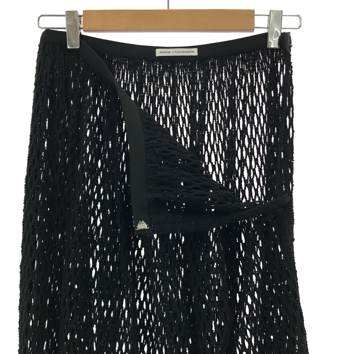 AKANE UTSUNOMIYA / アカネウツノミヤ メッシュ レース ロング イージースカート