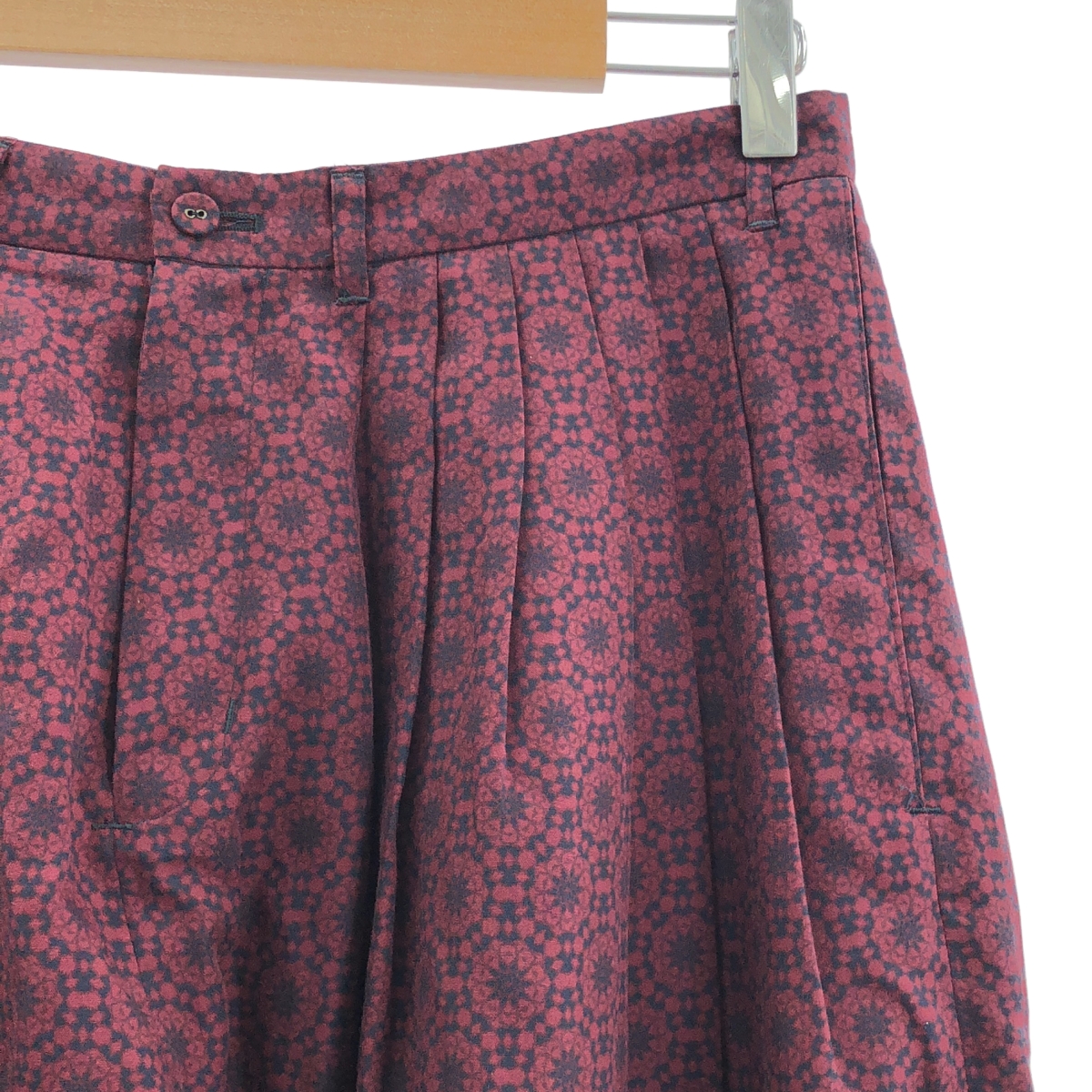 YANTOR / ヤントル Geometric 6 tuck Pants ジオメトリック タックパンツ