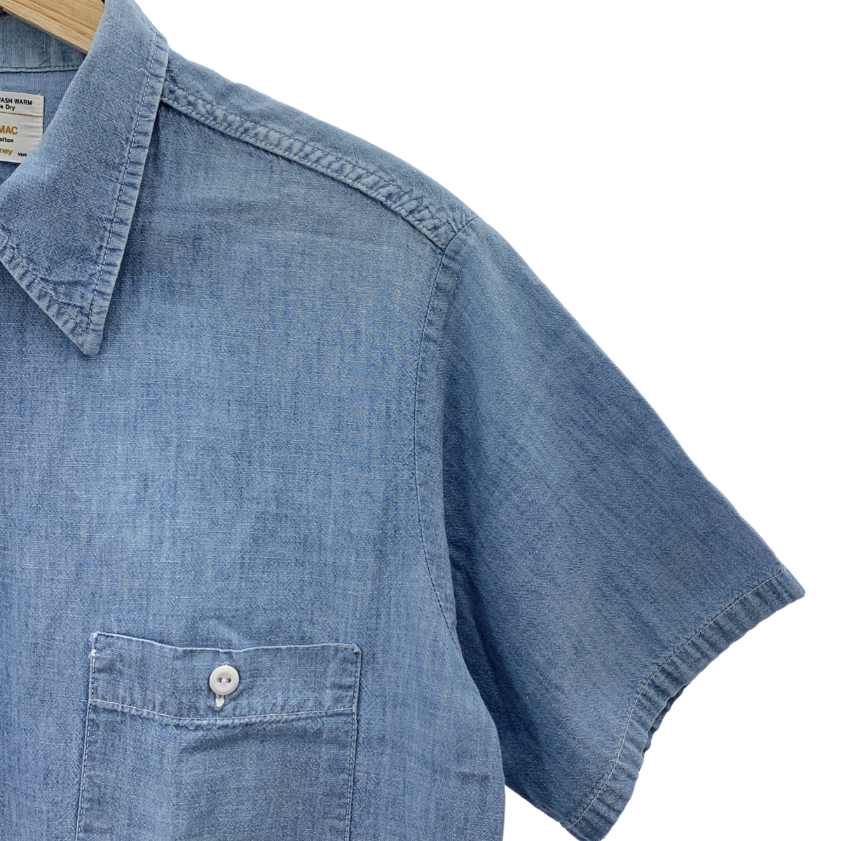 BIG MAC / ビッグマック 1970s ヴィンテージ 半袖 シャンブレーシャツ