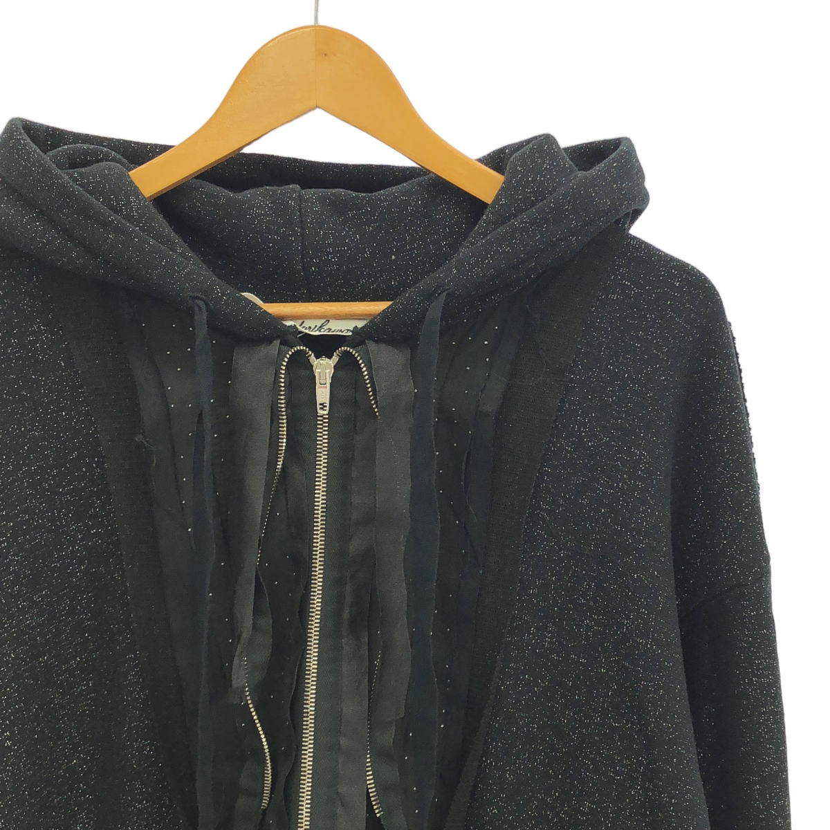 Midorikawa / ミドリカワ LAME SWEAT PARKA ラメミックス スウェットジップパーカー