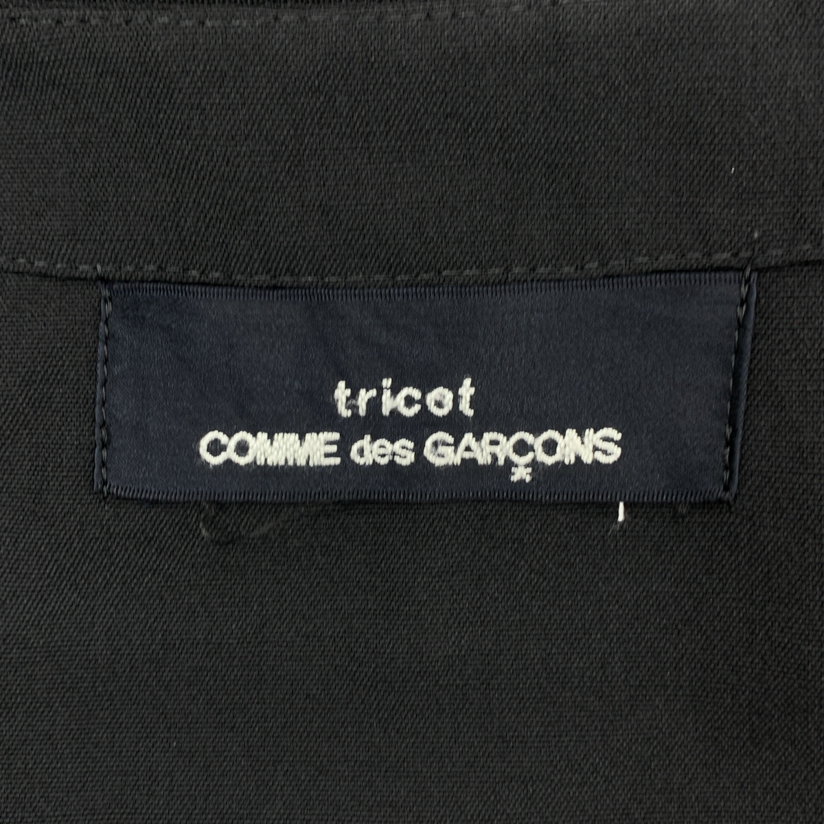 tricot COMME des GARCONS / トリココムデギャルソン 90s ノースリーブ カシュクール ワンピース