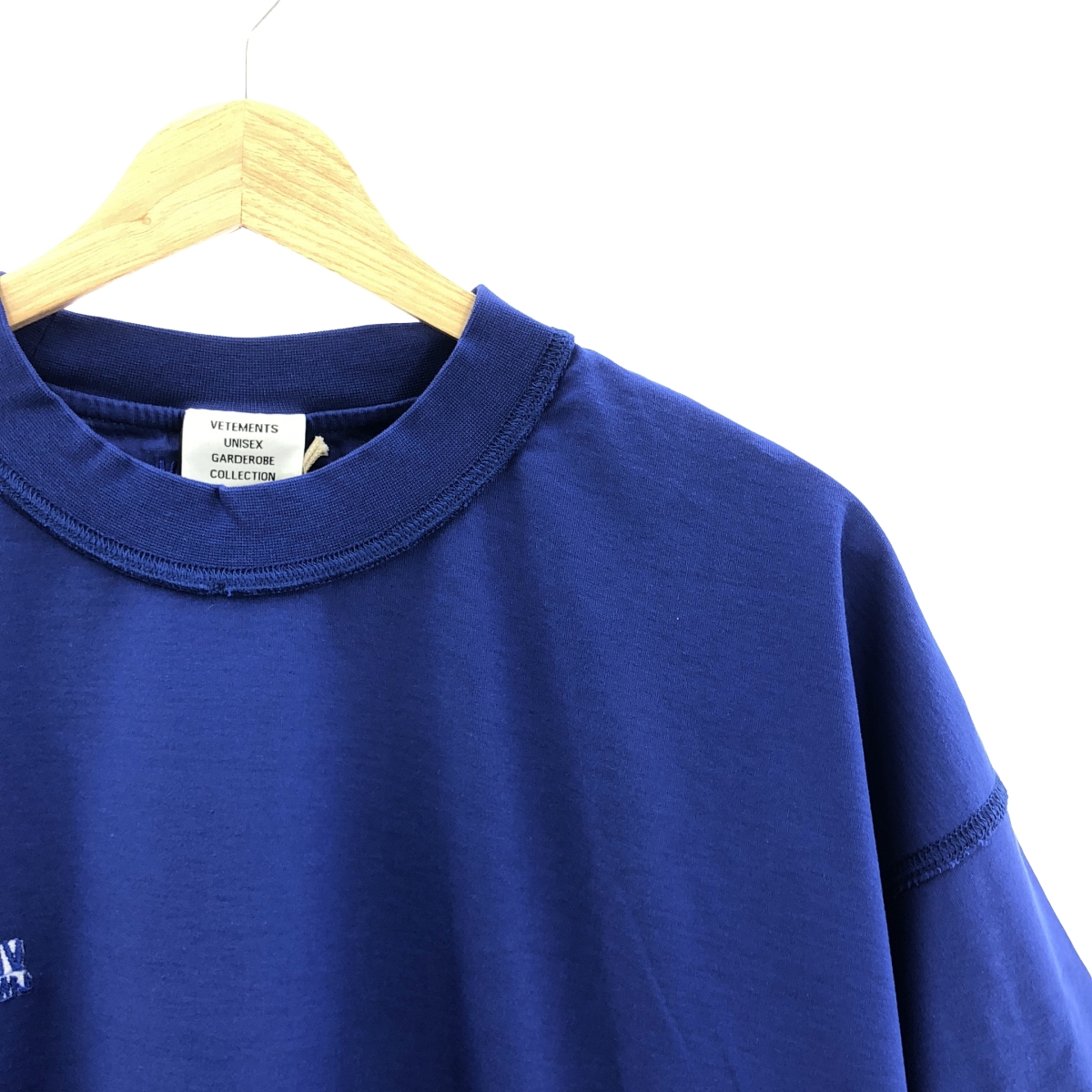 VETEMENTS / ヴェトモン INSIDE OUT T-SHIRT / ロゴ刺しゅう インサイドアウト Tシャツ