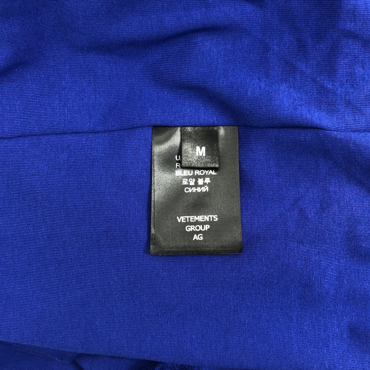 VETEMENTS / ヴェトモン INSIDE OUT T-SHIRT / ロゴ刺しゅう インサイドアウト Tシャツ