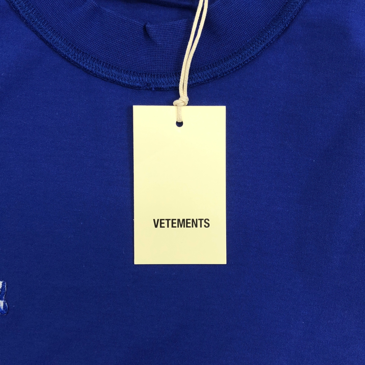 VETEMENTS / ヴェトモン INSIDE OUT T-SHIRT / ロゴ刺しゅう インサイドアウト Tシャツ