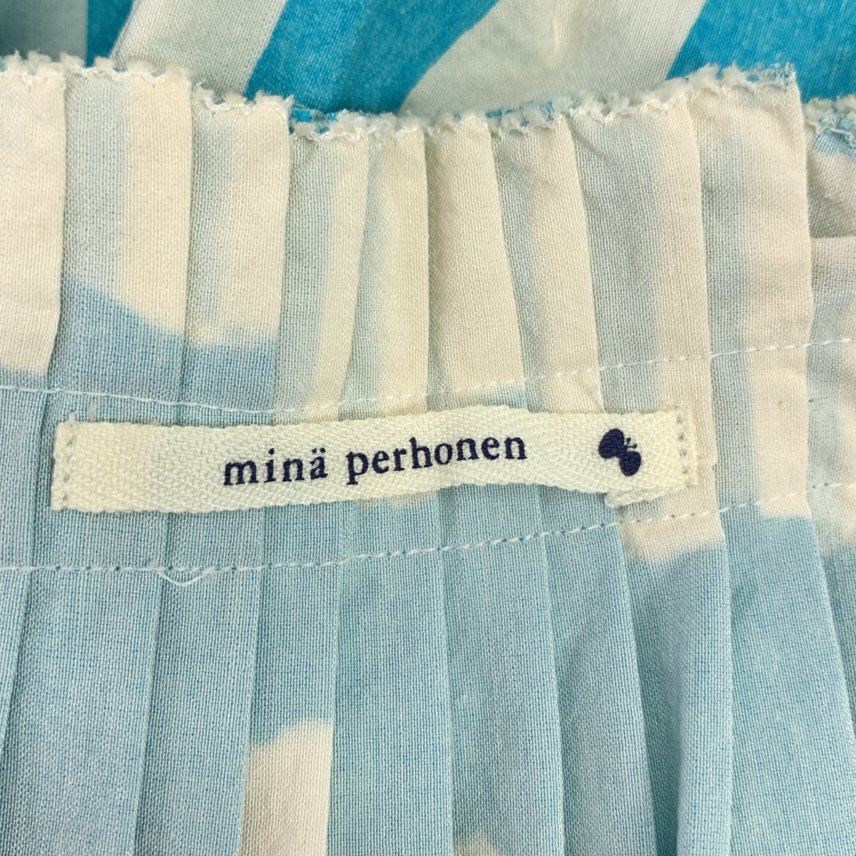 mina perhonen / ミナペルホネン sticky サイドリボン プリーツスカート