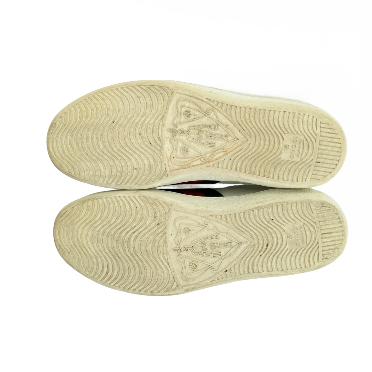 GUCCI / グッチ ACE / エース シェリーライン レザー スニーカー / 386750