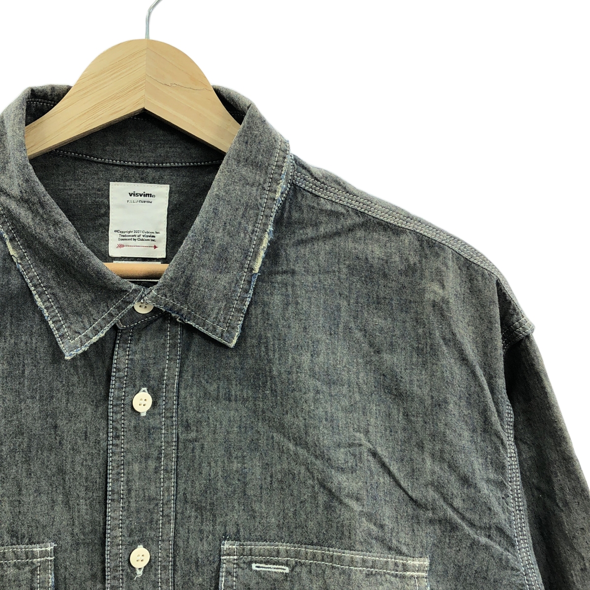 visvim / ビズビム HEMI WORK SHIRT / コットン シルク ヘミー ワークシャツ