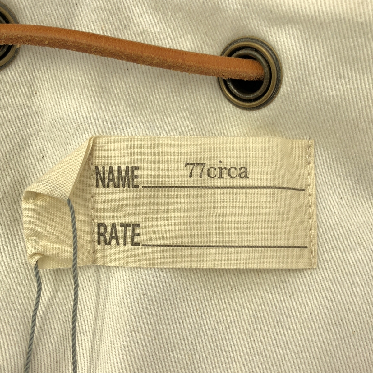 77 circa / ナナナナサーカ リメイク スウェット 巾着バッグ