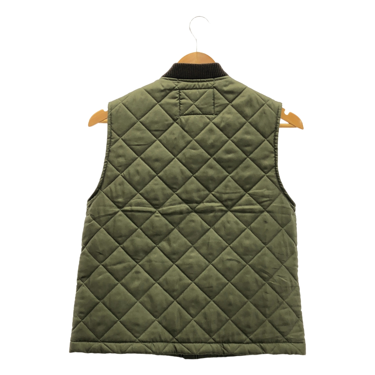 BEAVER OF BOLTON / ビーバーオブボルトン 牛革 スエードレザーパッチ キルティング ベスト