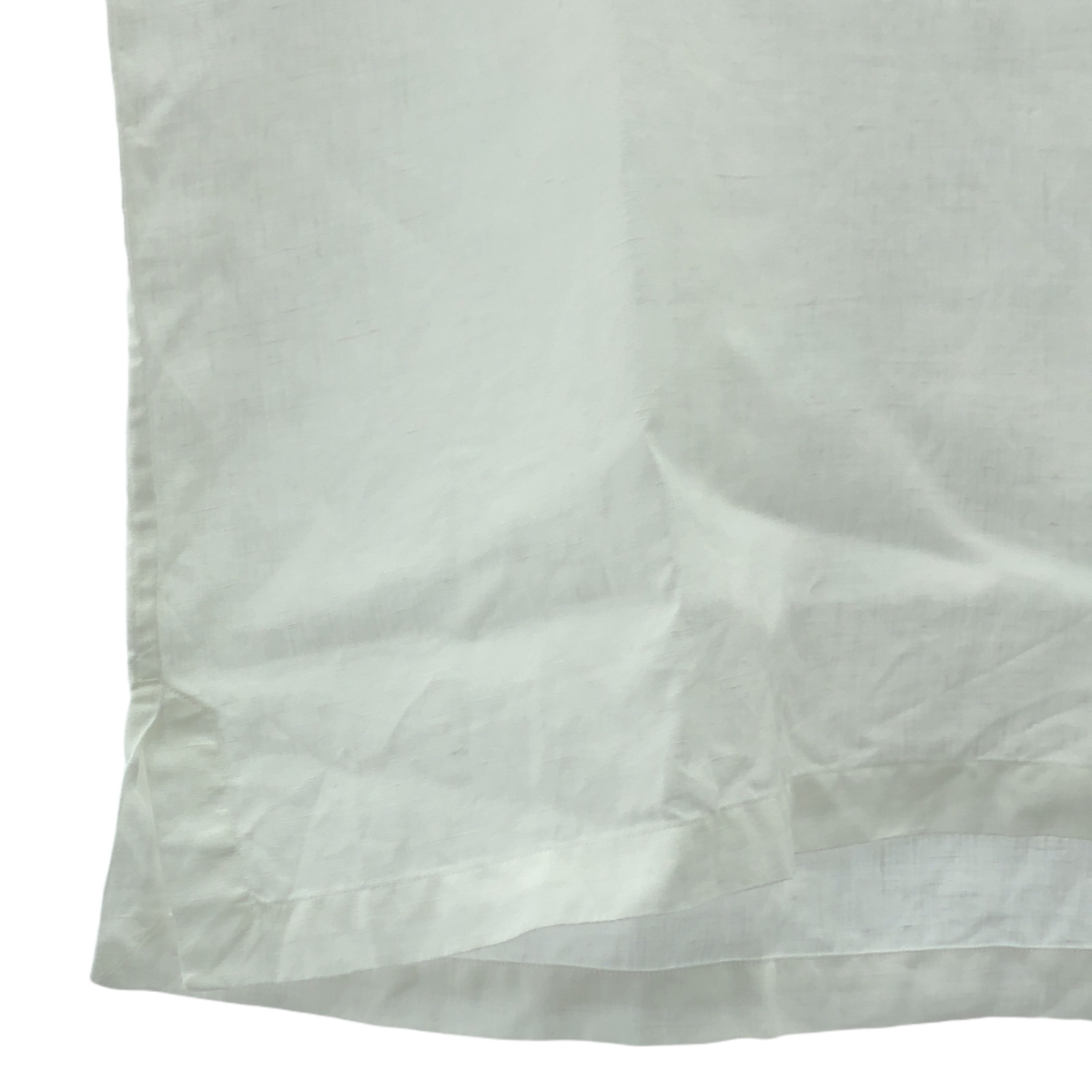 MARGARET HOWELL / マーガレットハウエル リネン クルーネック スリット Tシャツ カットソー