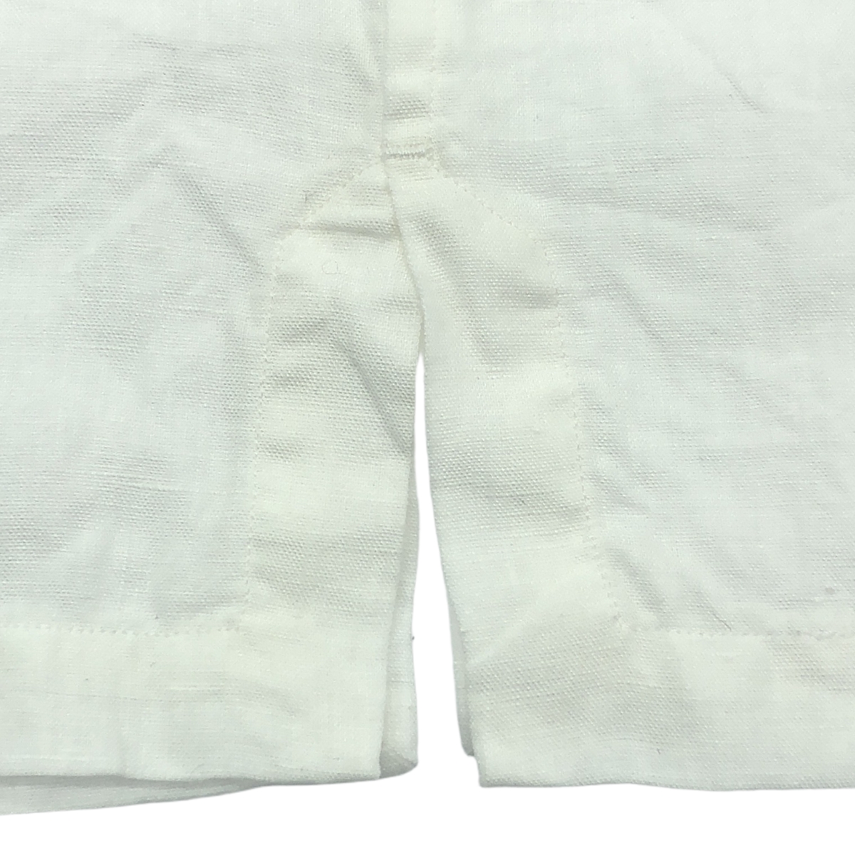 MARGARET HOWELL / マーガレットハウエル リネン クルーネック スリット Tシャツ カットソー