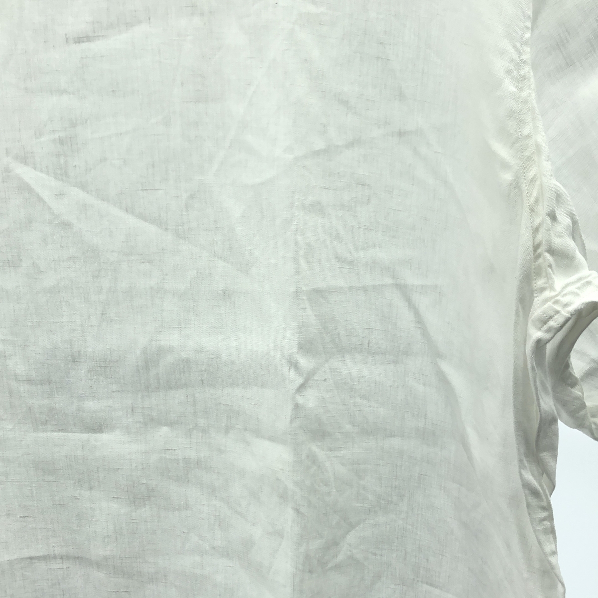 MARGARET HOWELL / マーガレットハウエル リネン クルーネック スリット Tシャツ カットソー