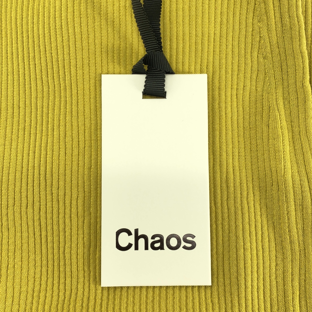 Chaos / カオス 16Gインプレリブニット タイトロングスカート