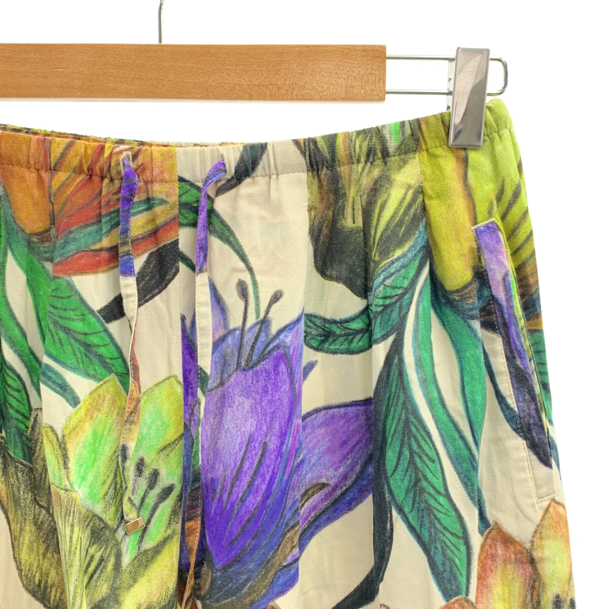 Tomorrowland BALLSEY / トゥモローランドボールジー アルジタプリント タックワイドパンツ