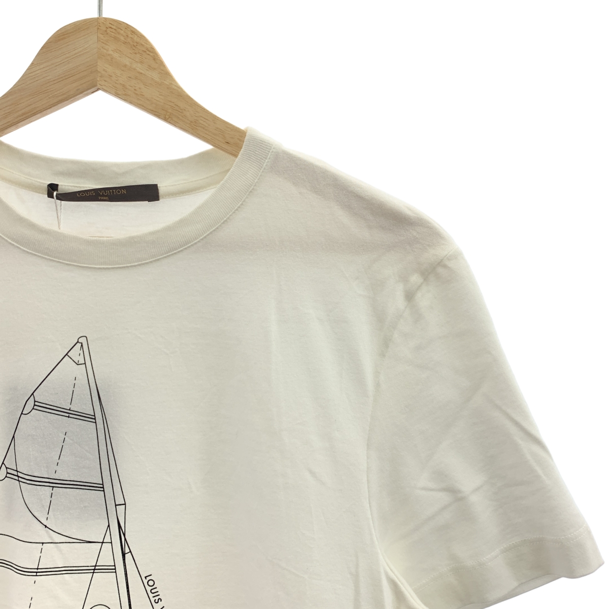 Louis Vuitton / ルイヴィトン コットン 切替 プリント Tシャツ