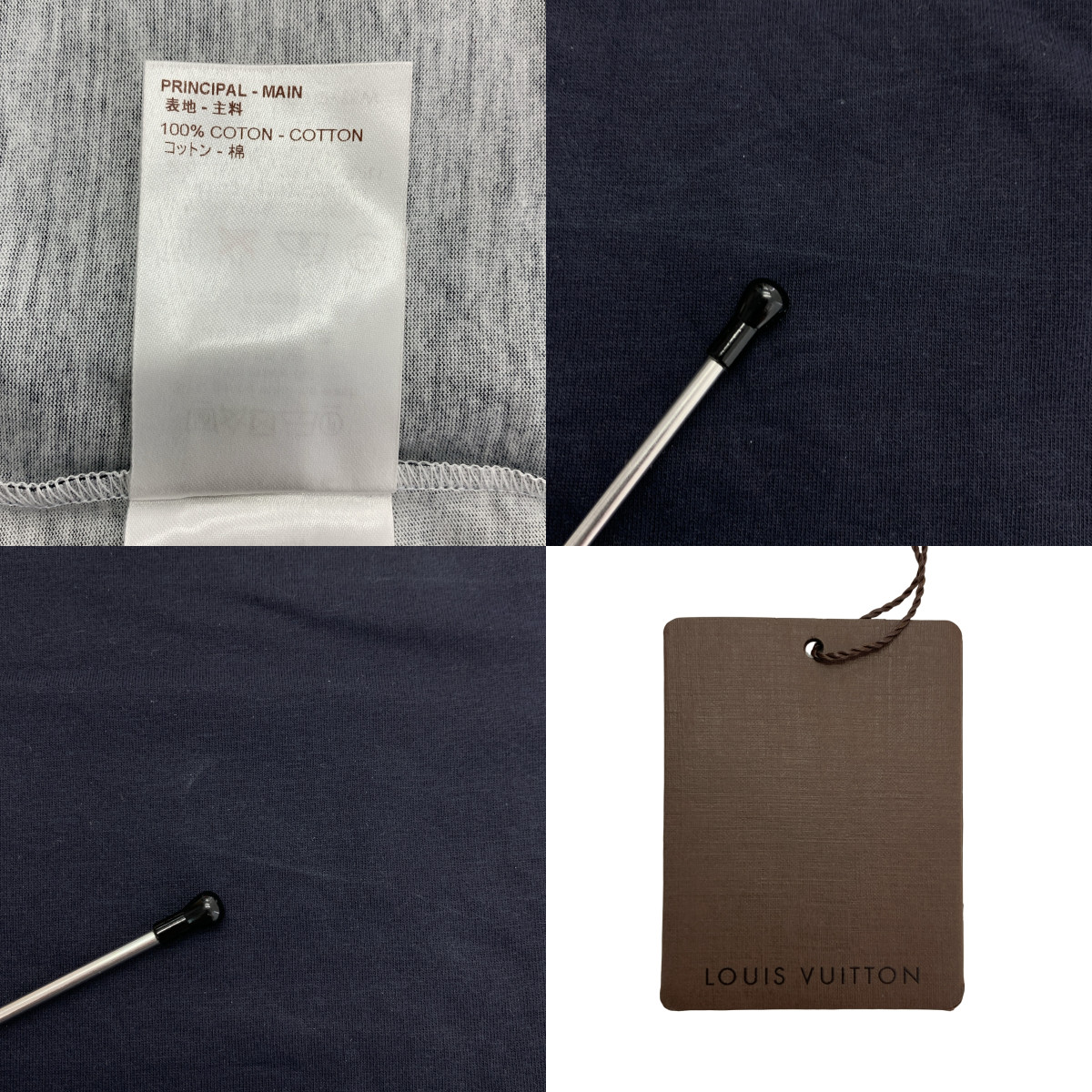 Louis Vuitton / ルイヴィトン コットン 切替 プリント Tシャツ