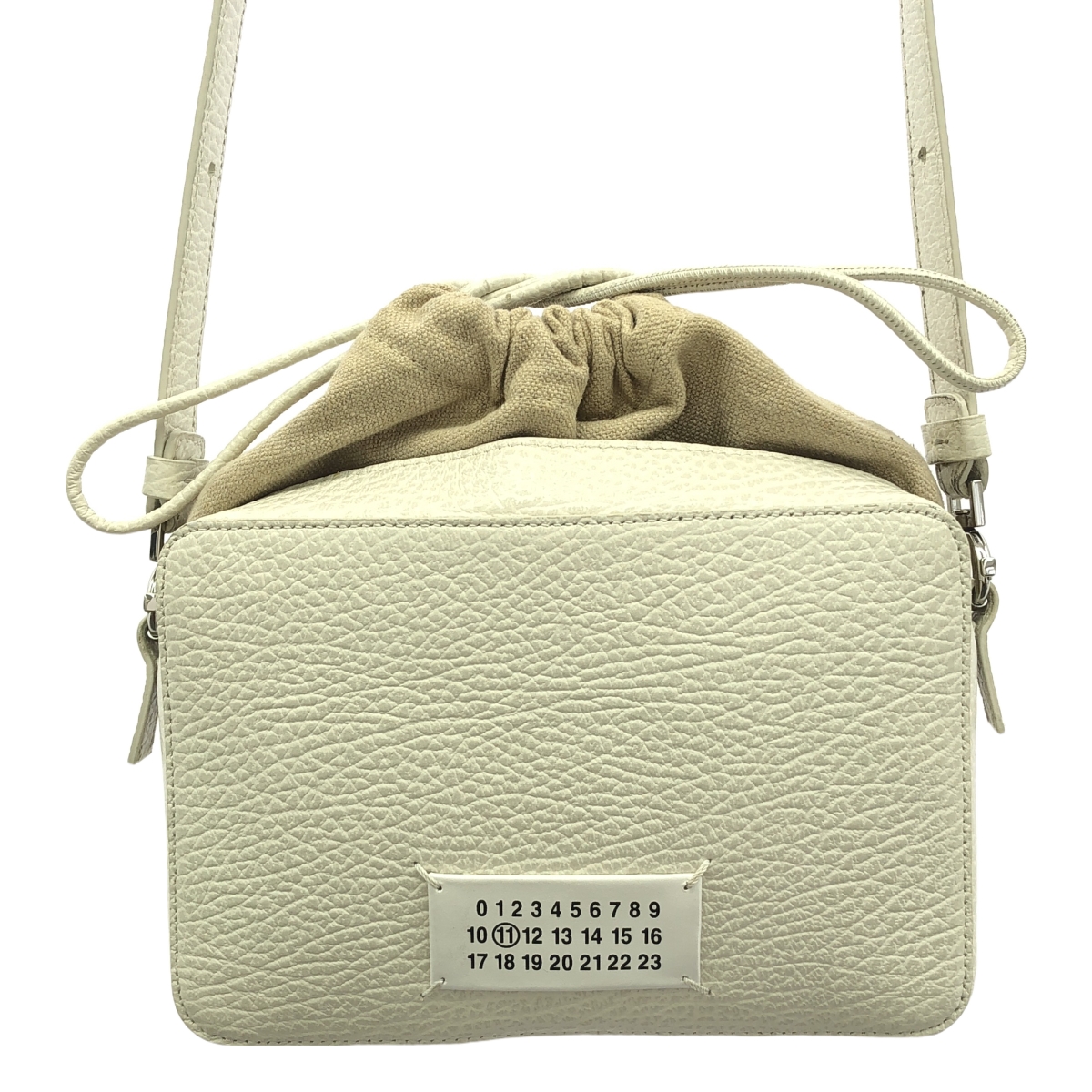 Maison Margiela / メゾンマルジェラ 5AC CAMERA CASE / SB1WG0010 ファイブエーシー 2way ショルダー付き レザー 巾着 カメラバッグ