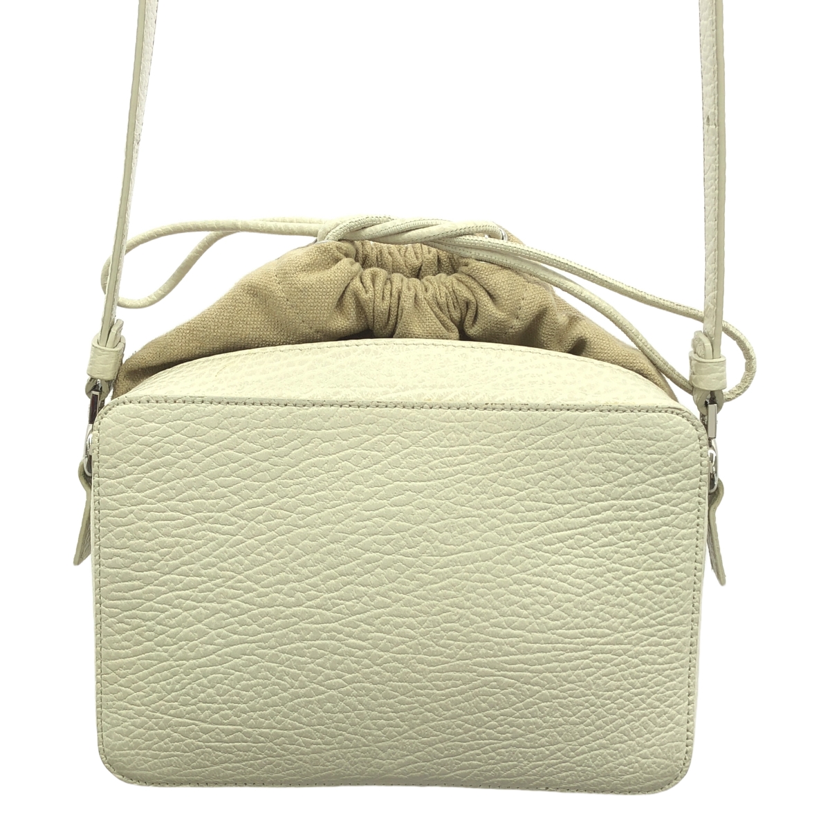 Maison Margiela / メゾンマルジェラ 5AC CAMERA CASE / SB1WG0010 ファイブエーシー 2way ショルダー付き レザー 巾着 カメラバッグ