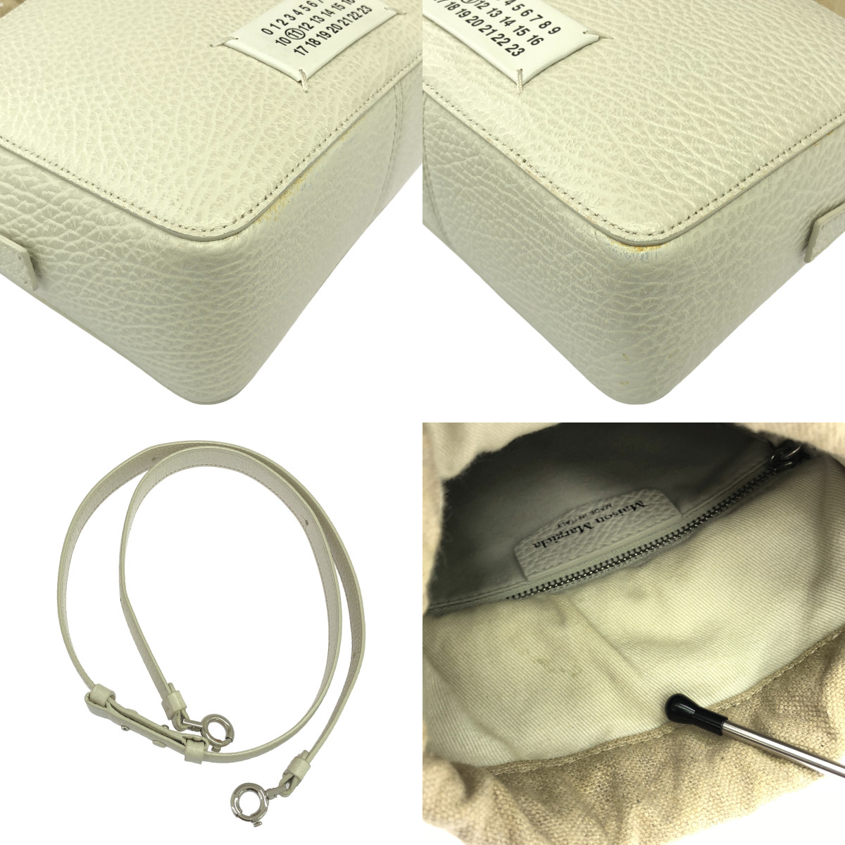 Maison Margiela / メゾンマルジェラ 5AC CAMERA CASE / SB1WG0010 ファイブエーシー 2way ショルダー付き レザー 巾着 カメラバッグ