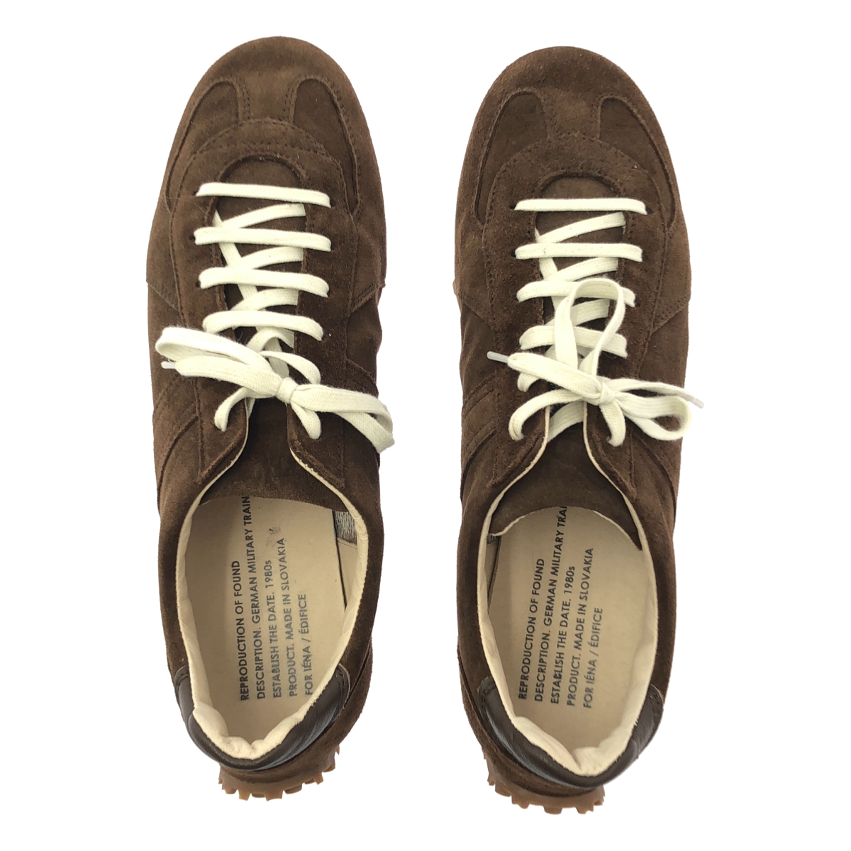REPRODUCTION OF FOUND / リプロダクションオブファウンド × EDIFICE / GERMAN MILITARY TRAINER スエードレザー ジャーマン ミリタリートレーナー スニーカー