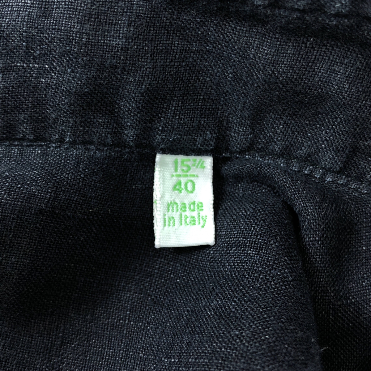 finamore / フィナモレ ホリゾンタルカラー リネン シャツ